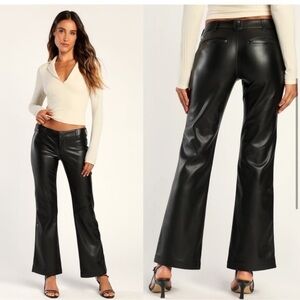Free People Black Flare Pants